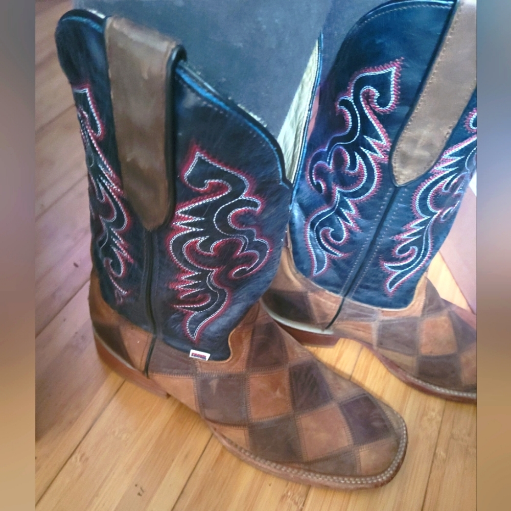 Rockin Leather Dress Boots 9D